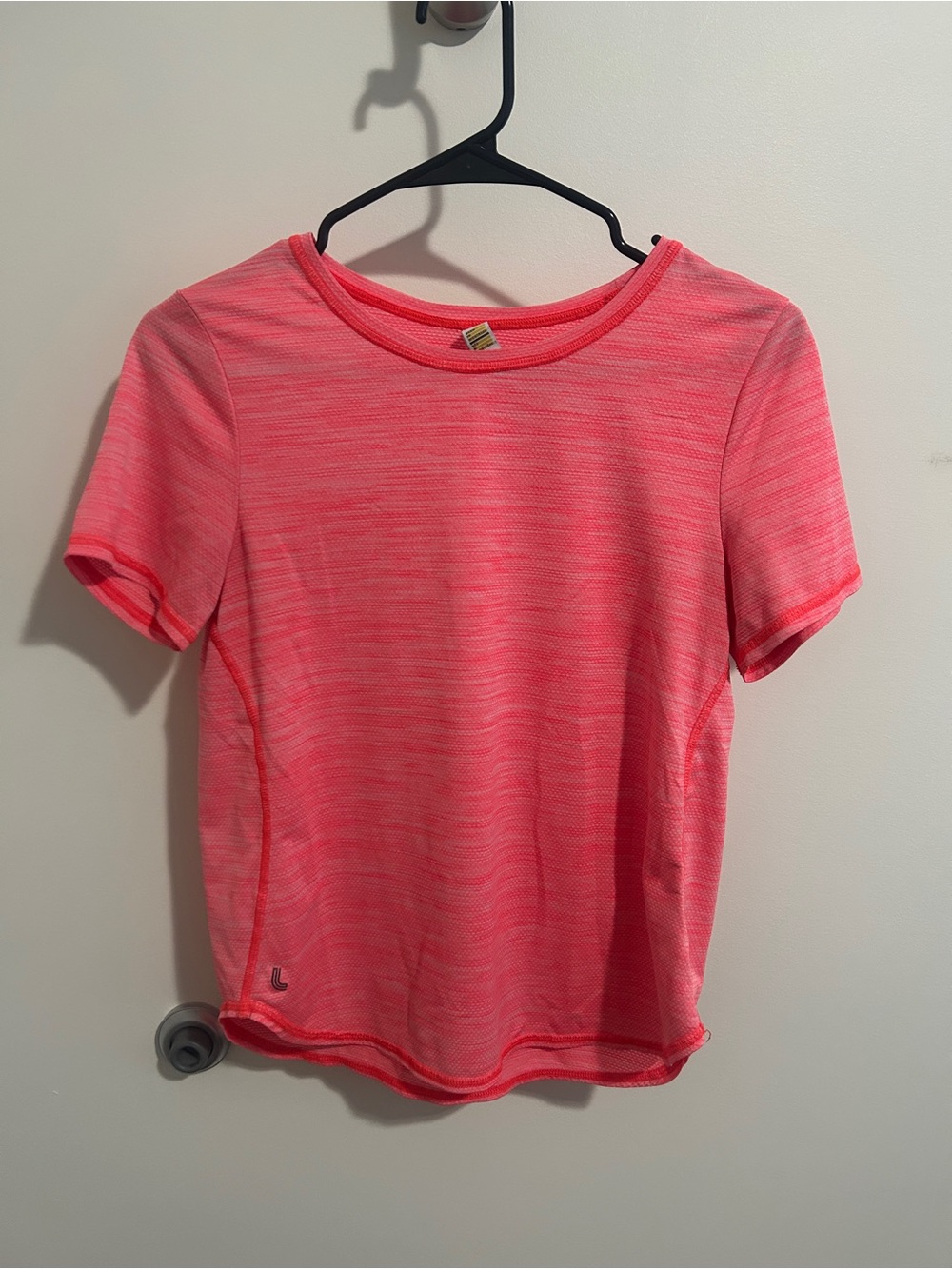 Women’s Neon Pink Active Tee - Lole Small Running Workout Basic